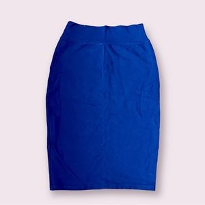 Women's Casual Ruched Knot Back Knee Length Pencil Skirt Size S